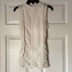 White lace top